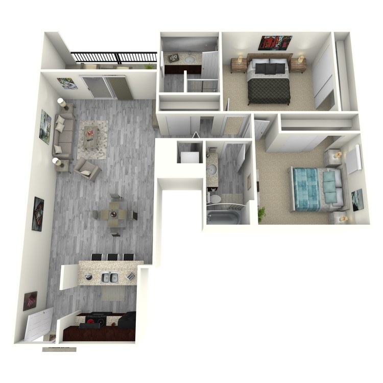 Floor plan image of Ponderosa