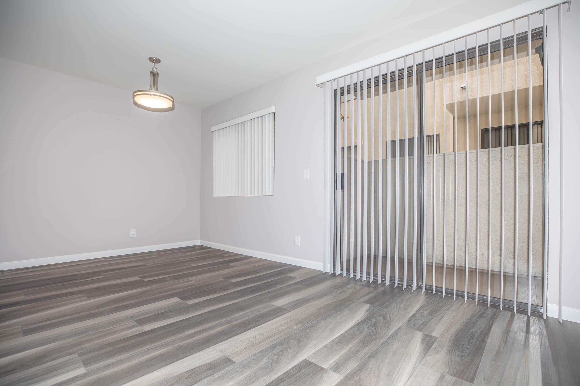 a double door in a room