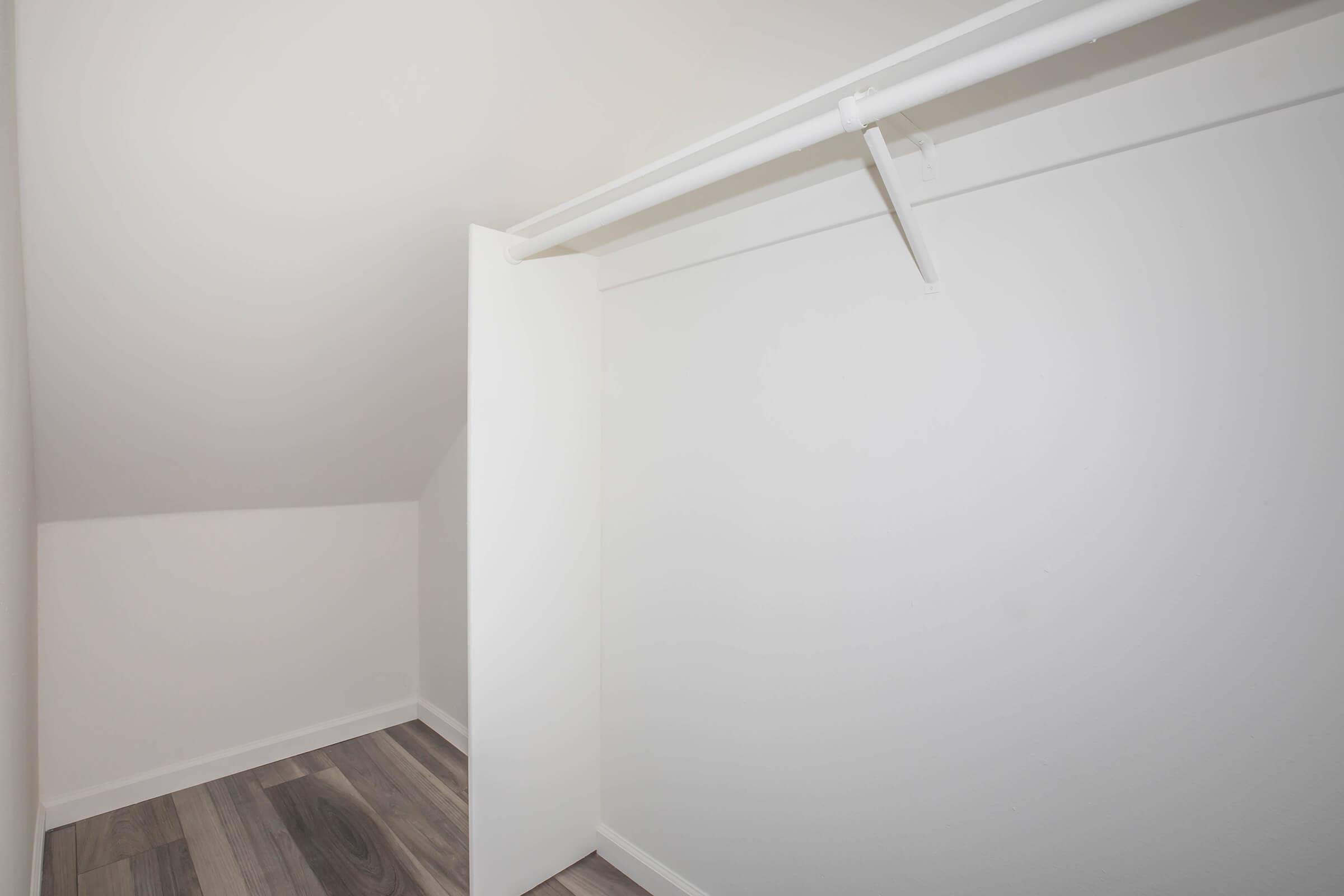 a large white door