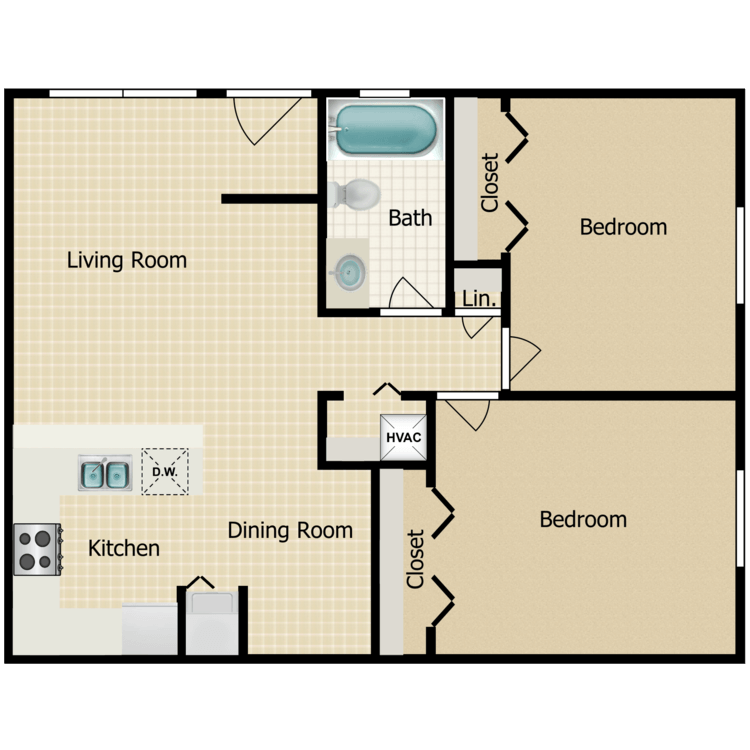 Floor plan image of The Santiago