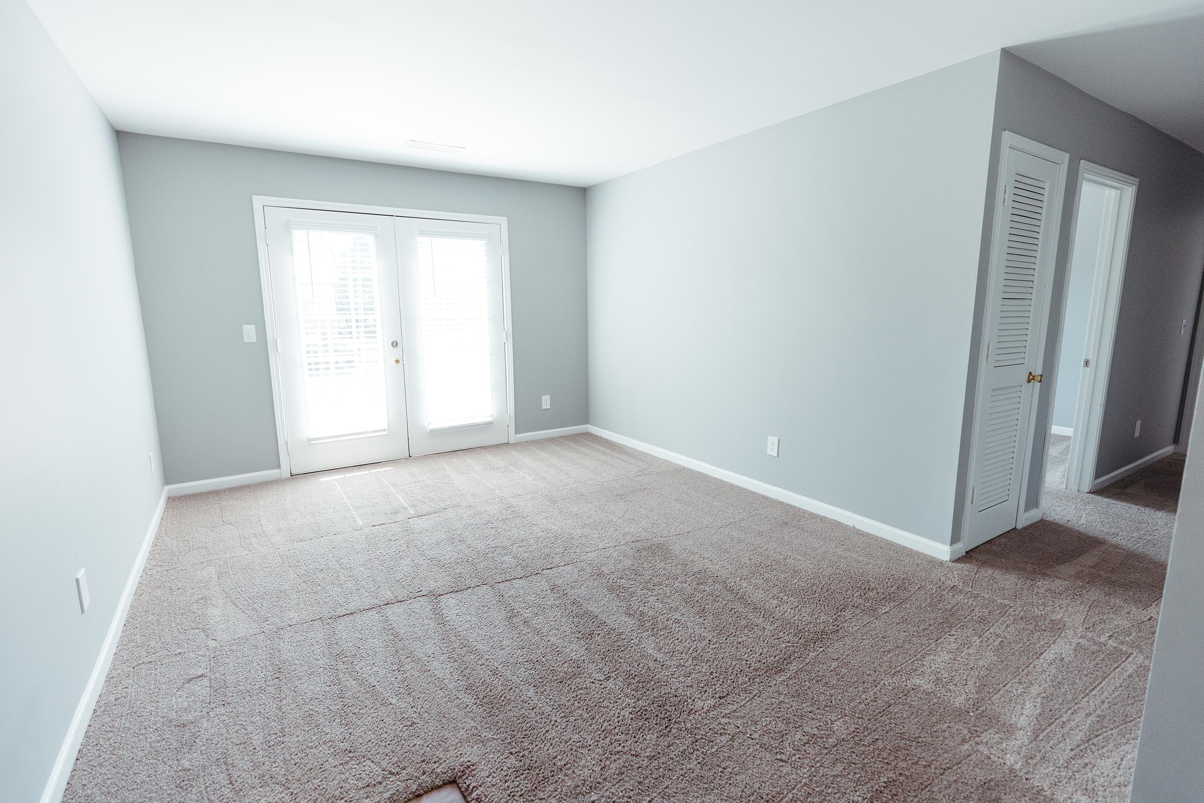 Living room and hallway.