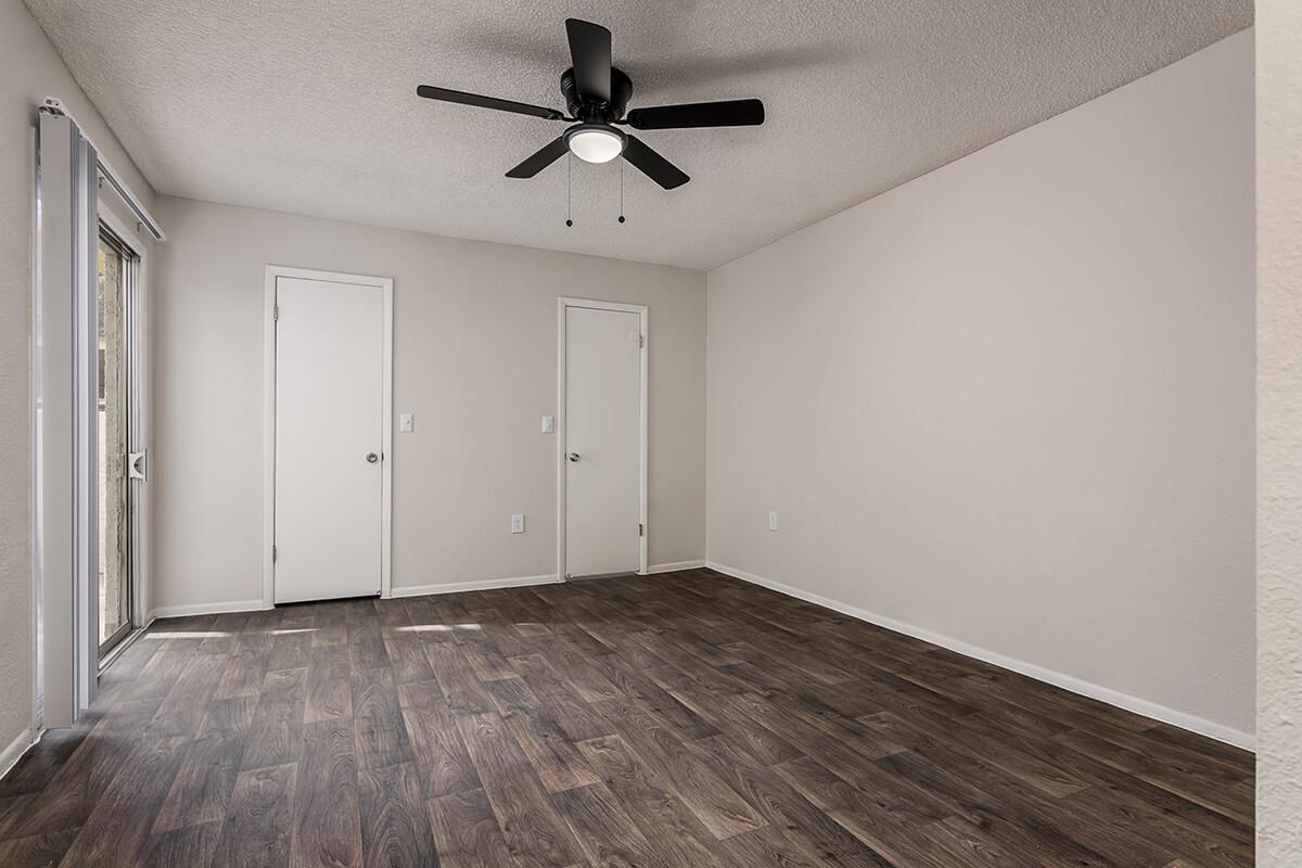 Bedroom with Ample Storage - The Gallery Apartments - Tempe - Arizona