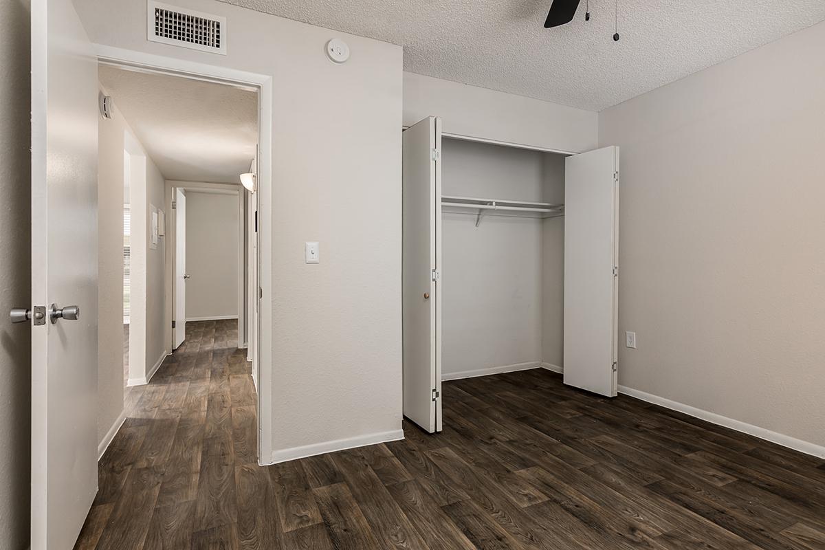 Bedroom with Oversized Closet - The Gallery Apartments - Tempe - Arizona