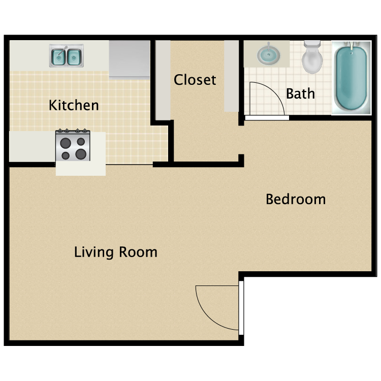 Floor plan image of A1