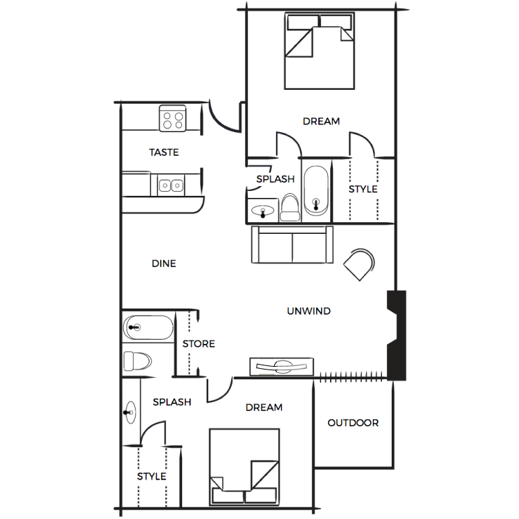 Floor plan image of B3