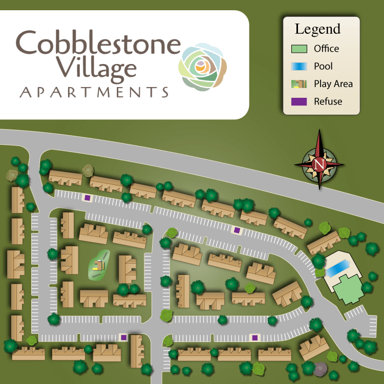 Cobblestone Village Sitemap