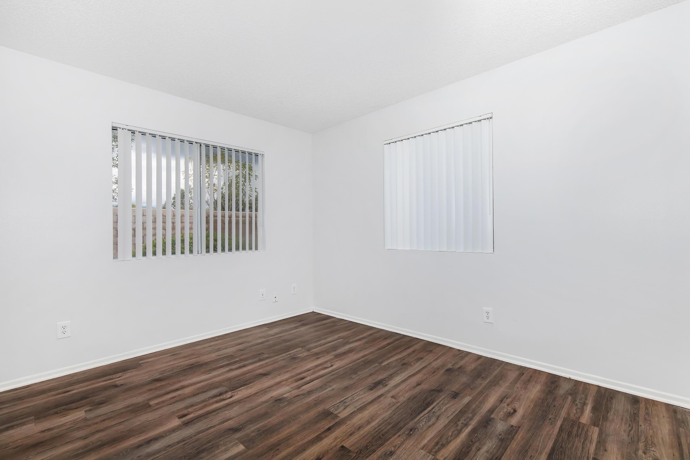 a room with a wooden floor