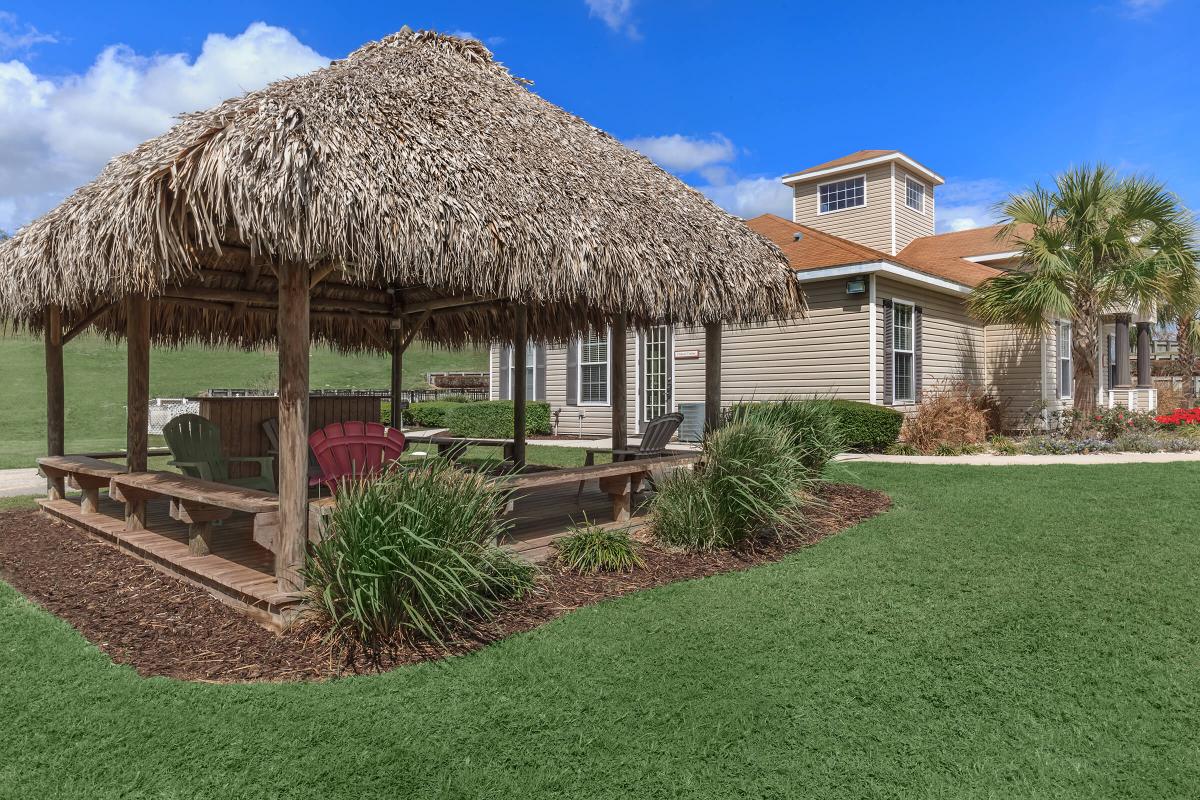 a large lawn in front of a house