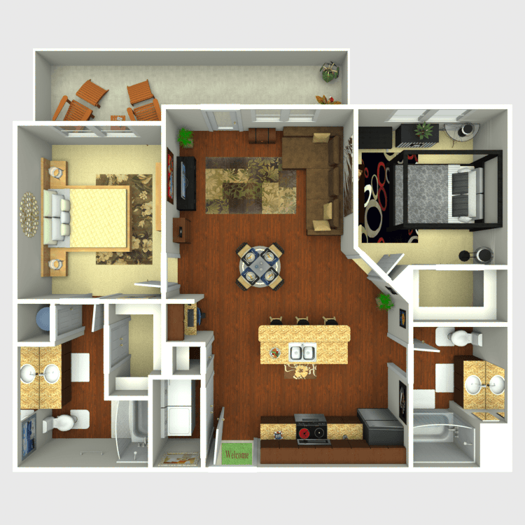 Floor plan image of B2