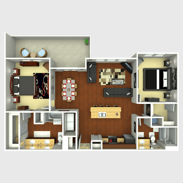 Floor plan image of B3