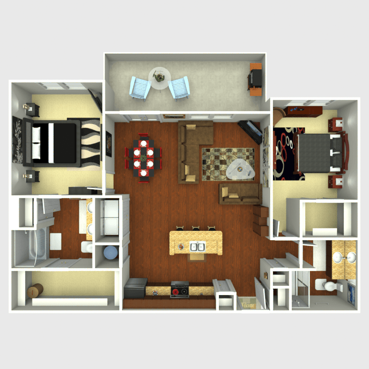 Floor plan image of B4