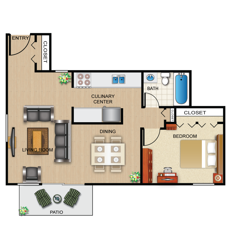 Floor plan image of The Oneida