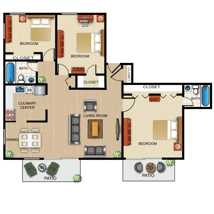 Floor plan image of The Seneca