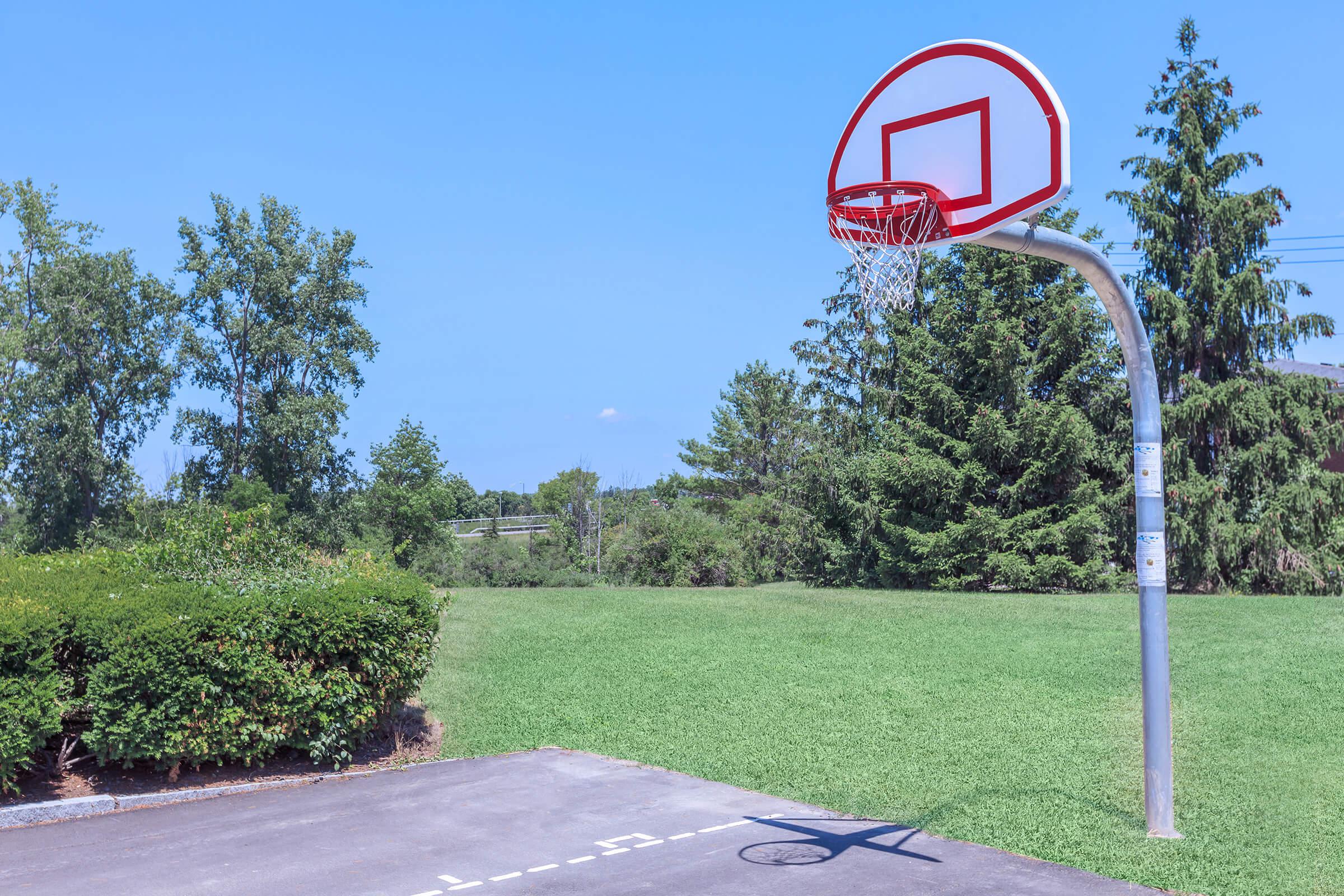 a close up of a basketball hoop