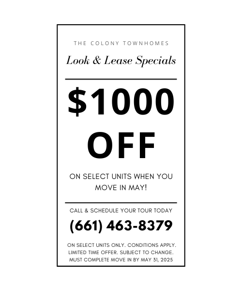 The Colony Townhomes _ Special