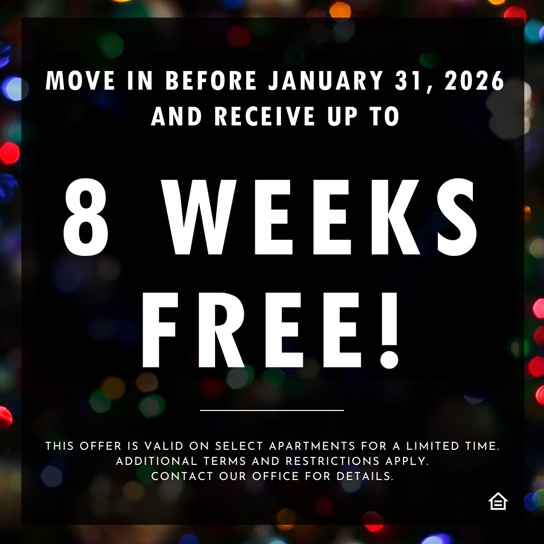 S Logo. Summerfield Condominiums. Move in by December 31, 2025, and receive up to 8 WEEKS OF FREE RENT!  This offer is valid on select apartments for a limited time. Additional terms and restrictions apply; contact our office for details. Equal Housing Opportunity.