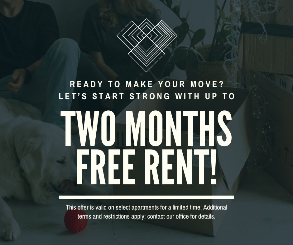 Now offering up to 2 months of free rent - some restrictions apply, contact us for details.