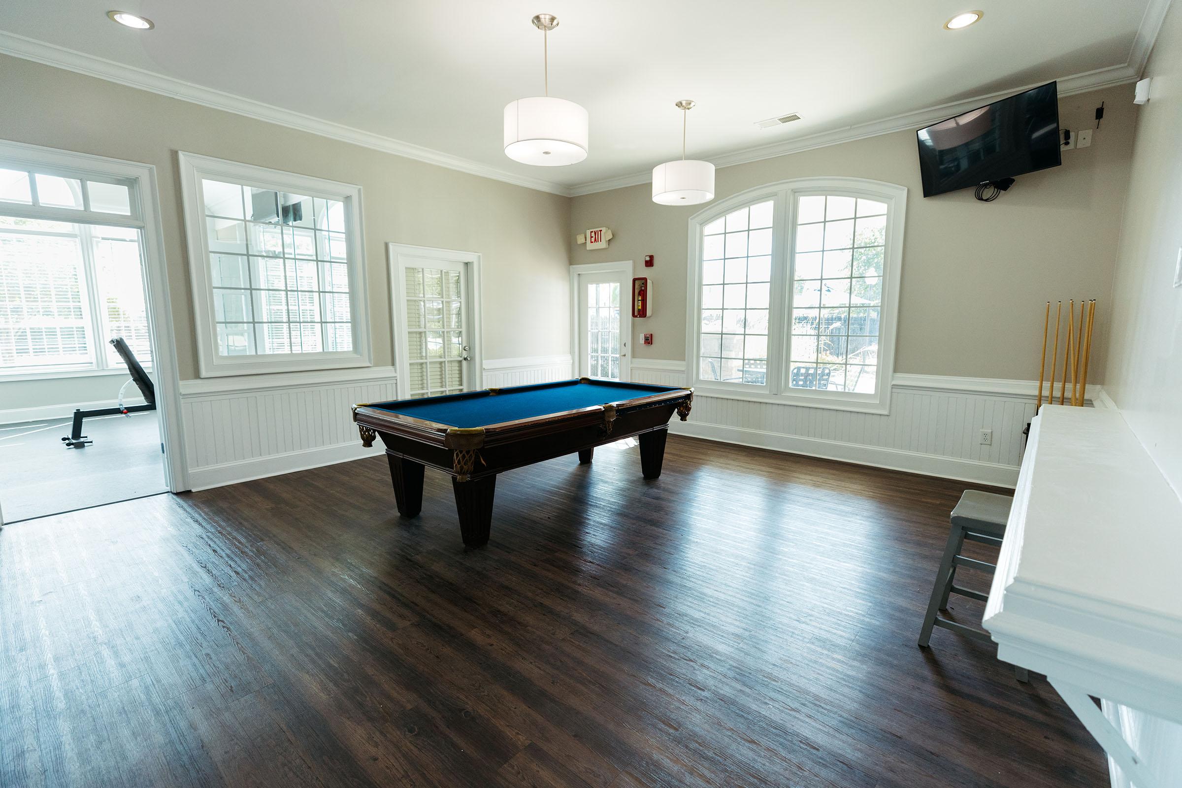 a room with a wooden floor