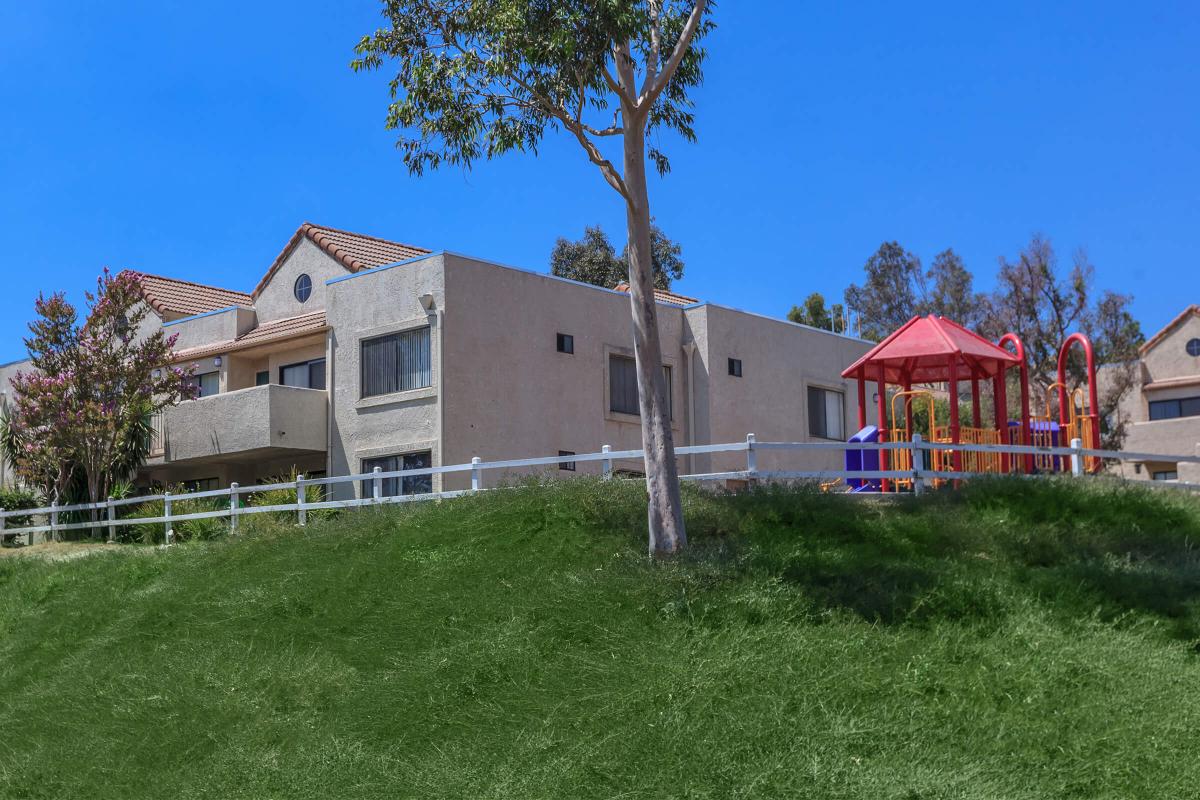 a large lawn in front of a house