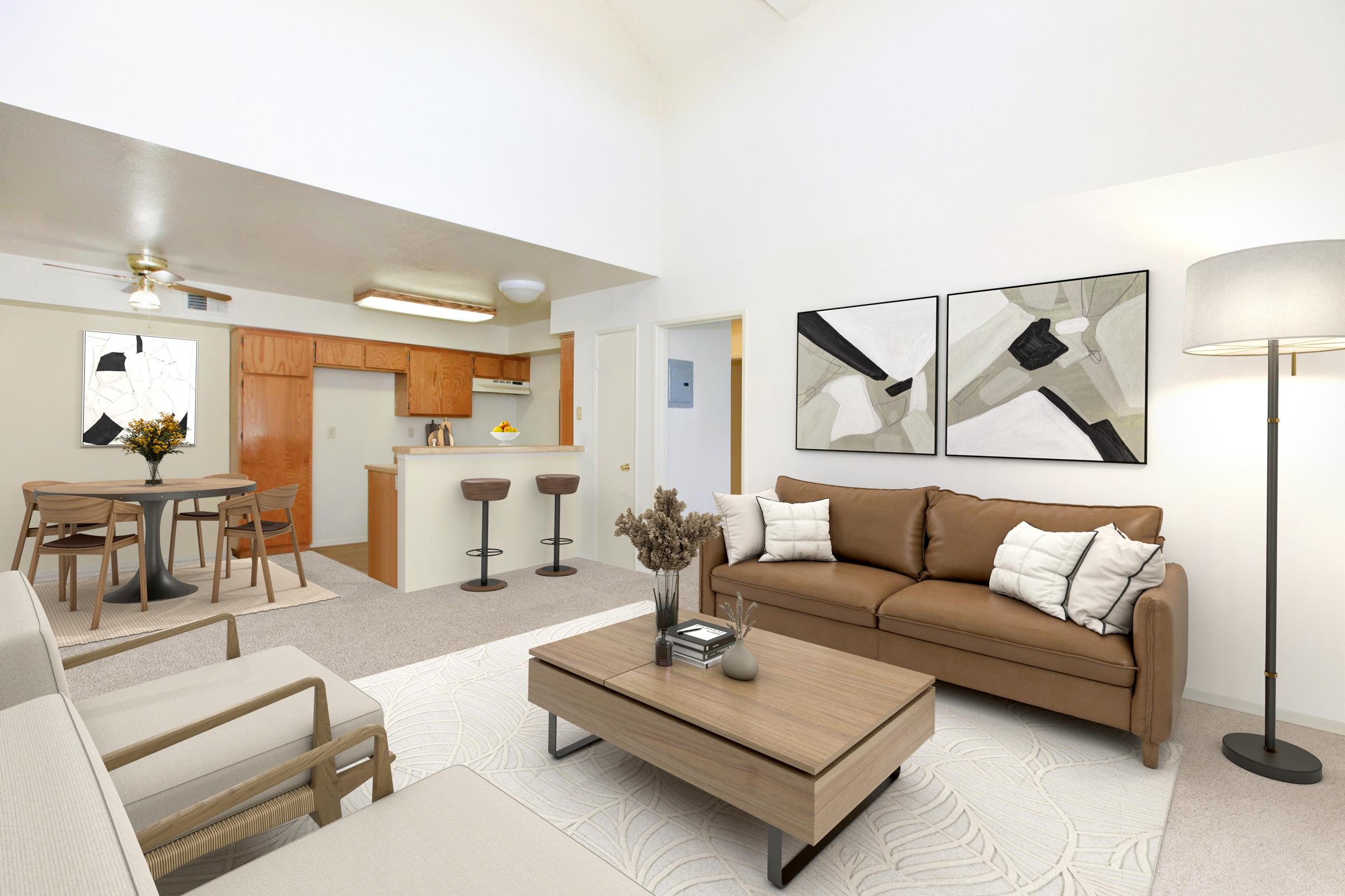 Sand Canyon Ranch Oasis Living Room