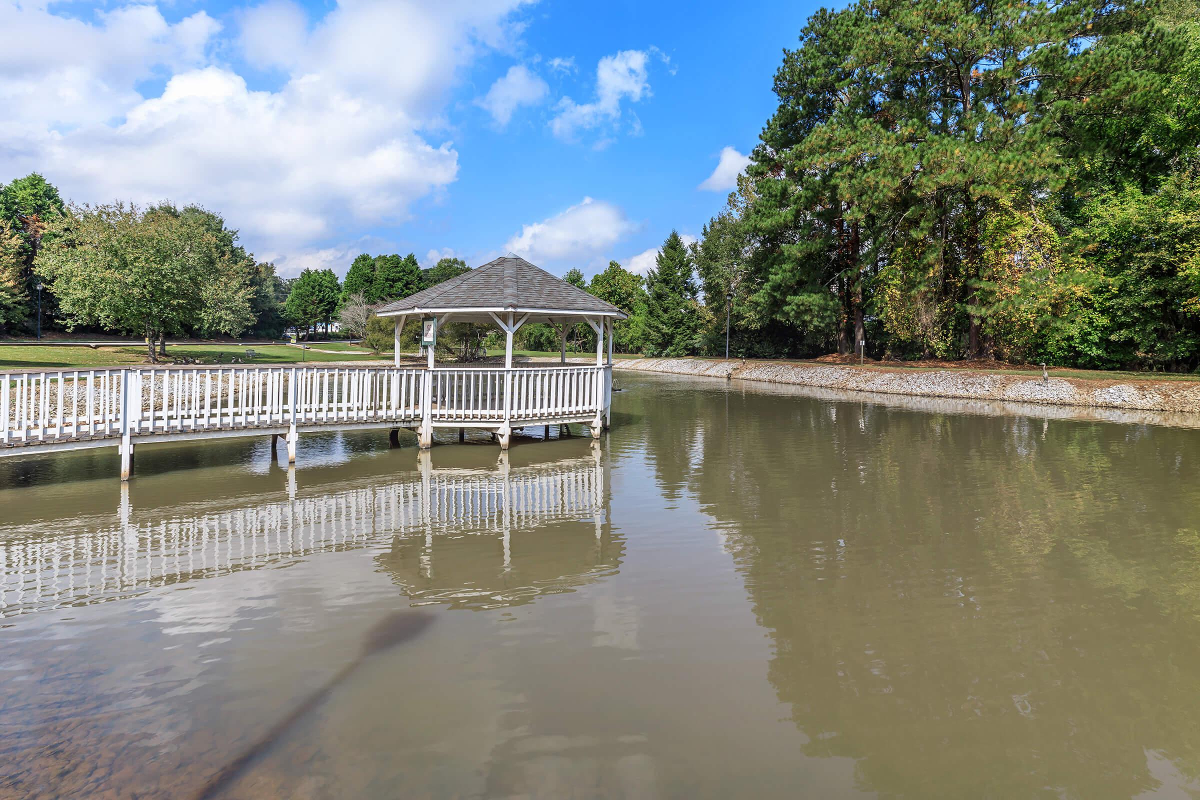 POND WITH GAZEBO