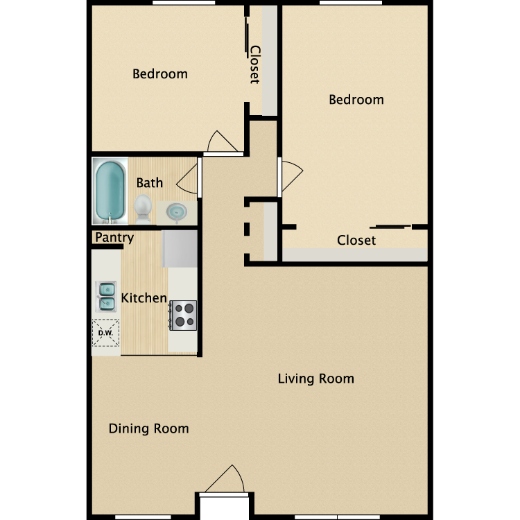 Floor plan image of Plan B