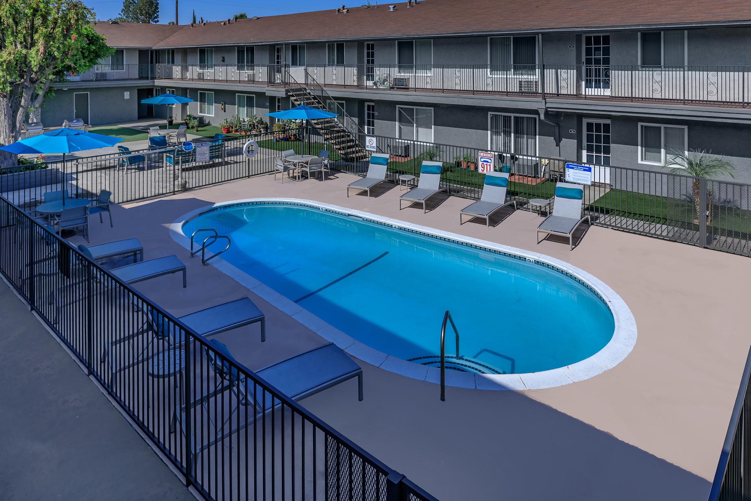 a large pool of water