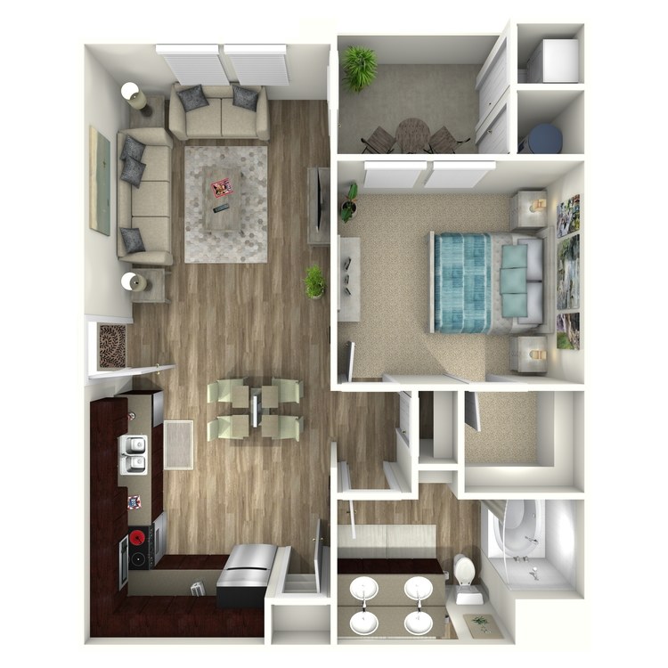 Floor plan image of Plan 1A