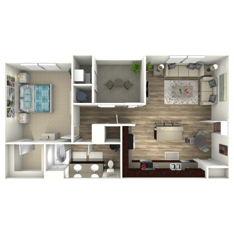 Floor plan image of Plan 1B