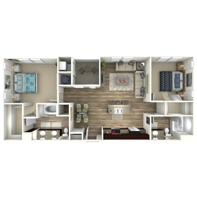 Floor plan image of Plan 2B