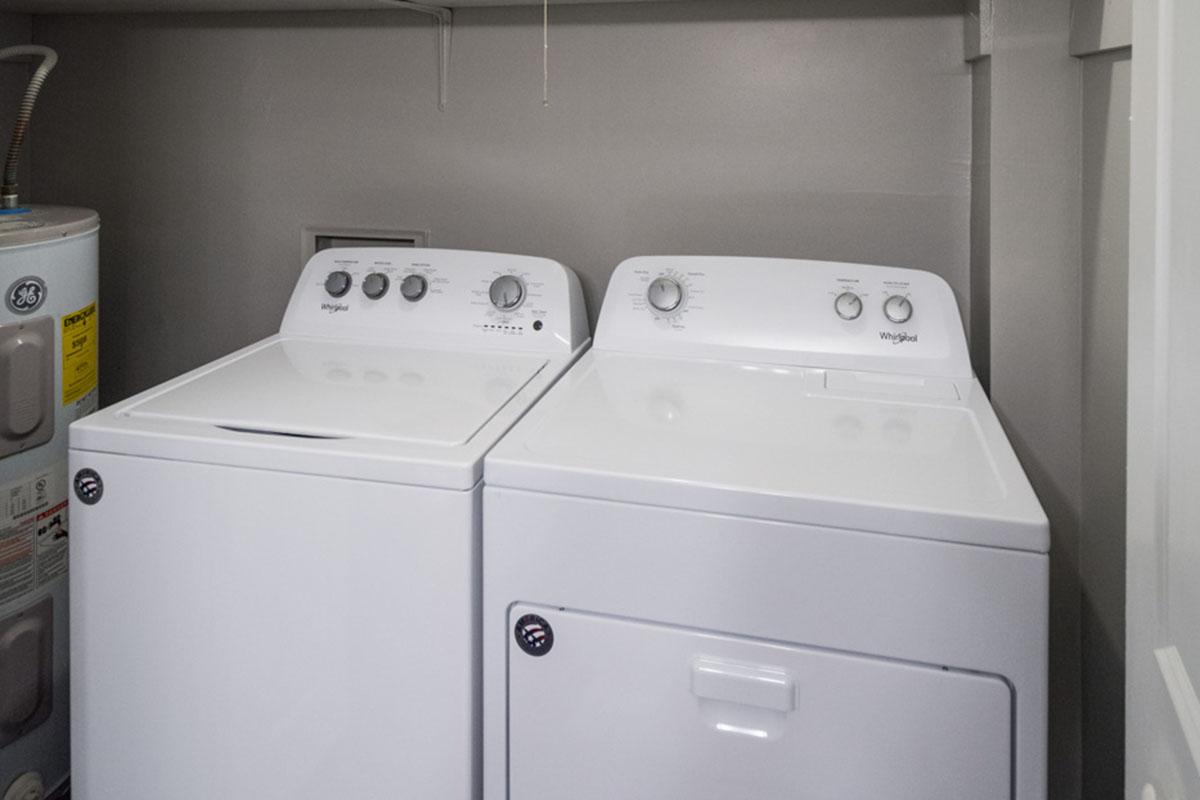 WASHER AND DRYER IN HOME