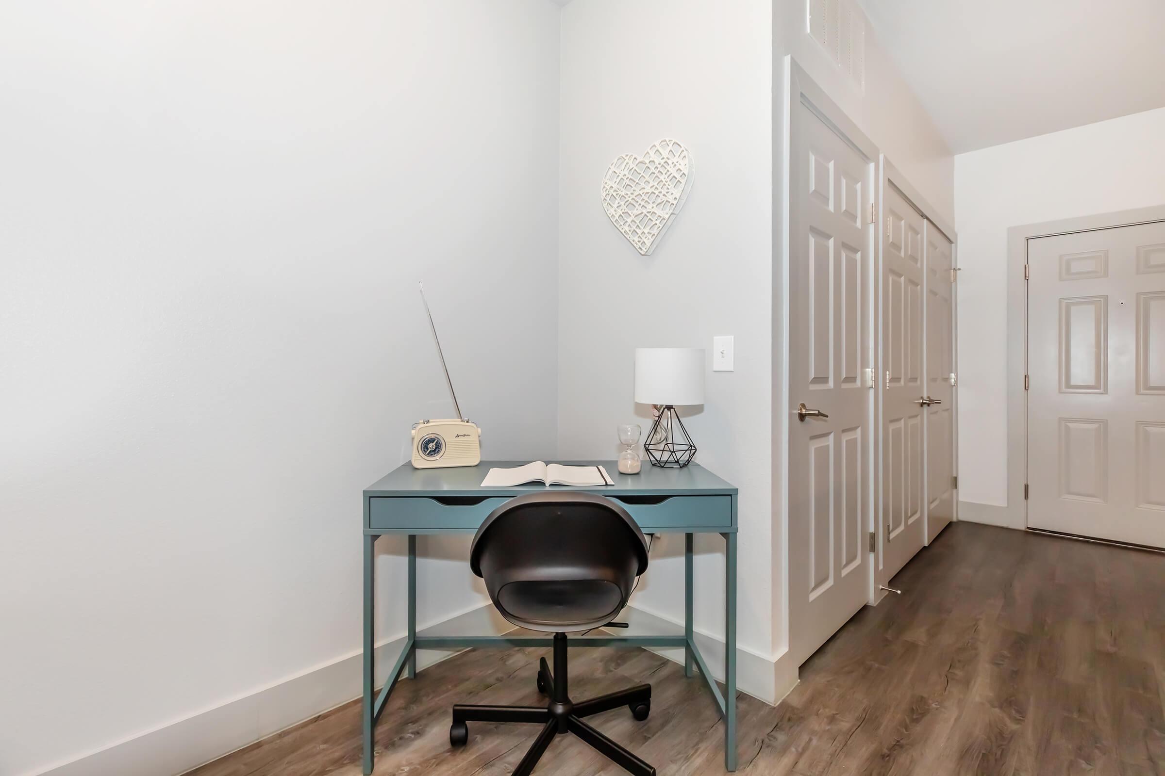 a room with a wooden floor