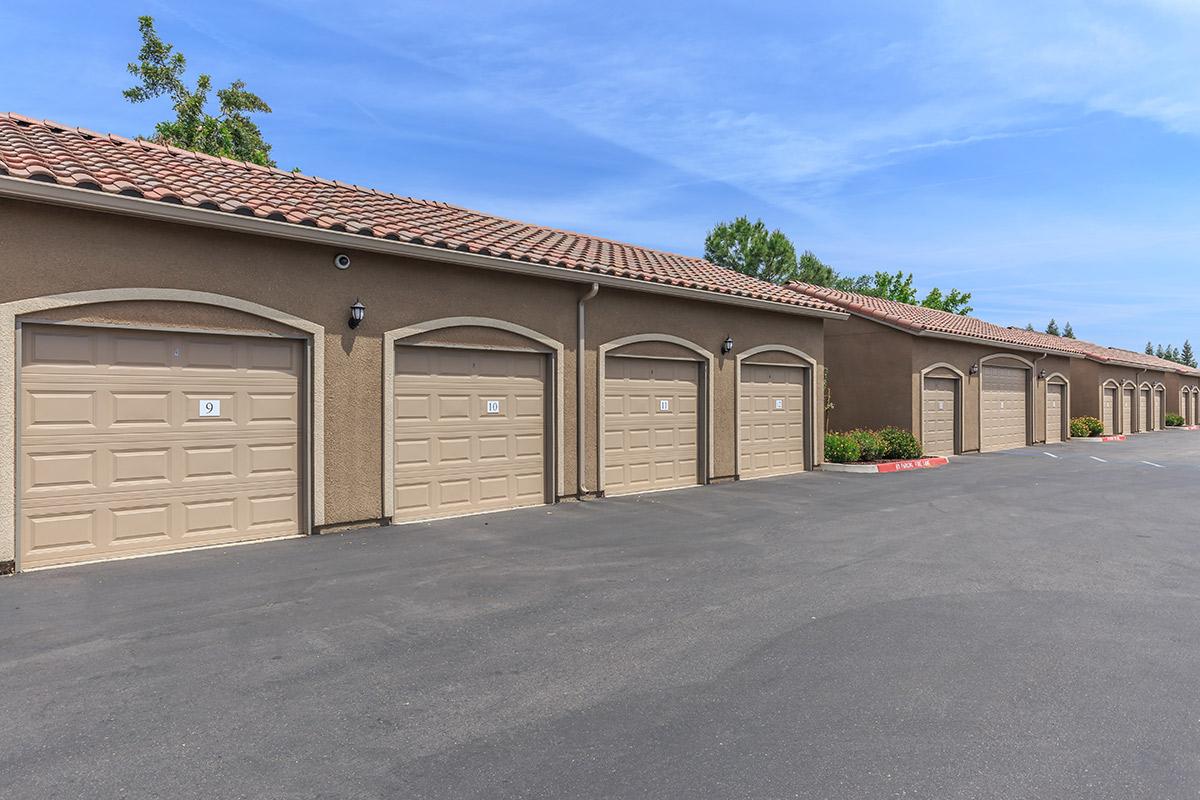 We have garages here at Boulder Creek