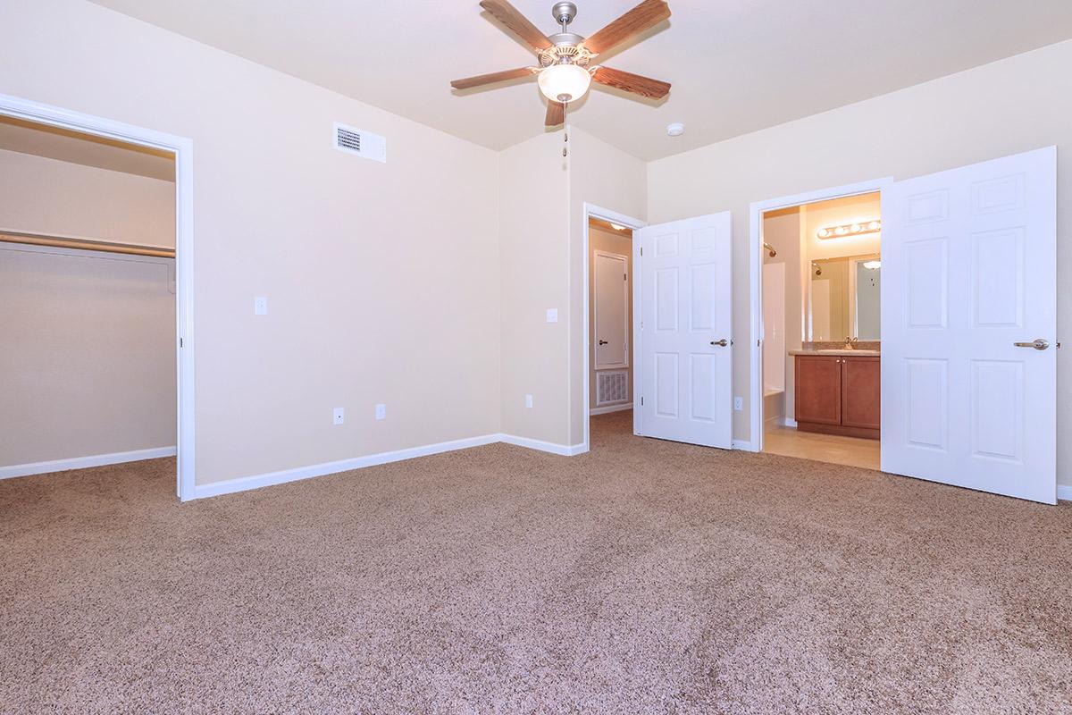 Every bedroom at Boulder Creek has a ceiling fan 