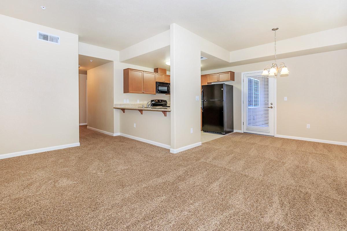 We offer a three bedroom floor plan here at Boulder Creek