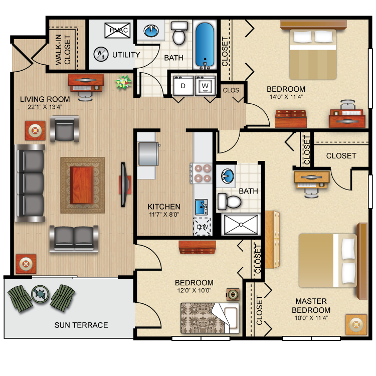 Floor plan image of The Barrington