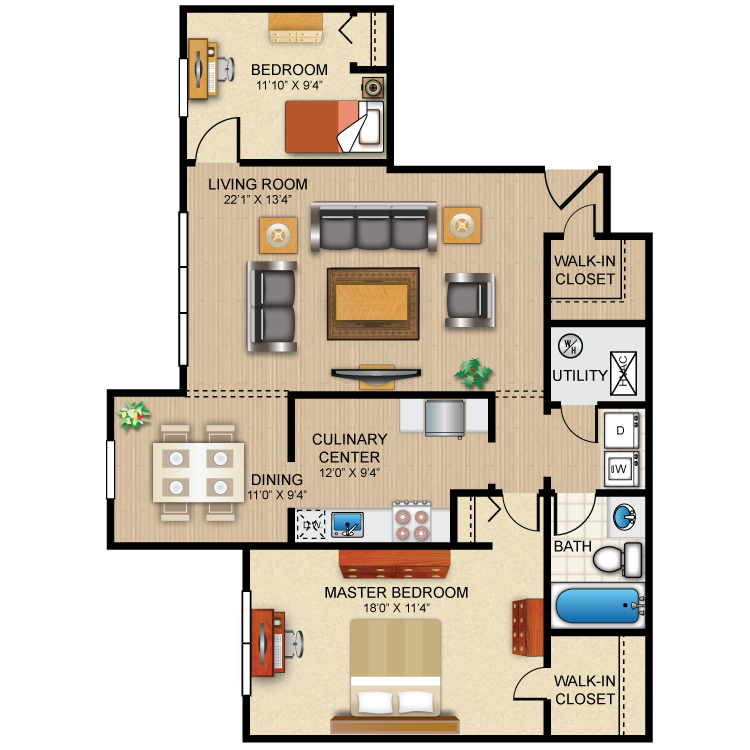Floor plan image of The Brighton