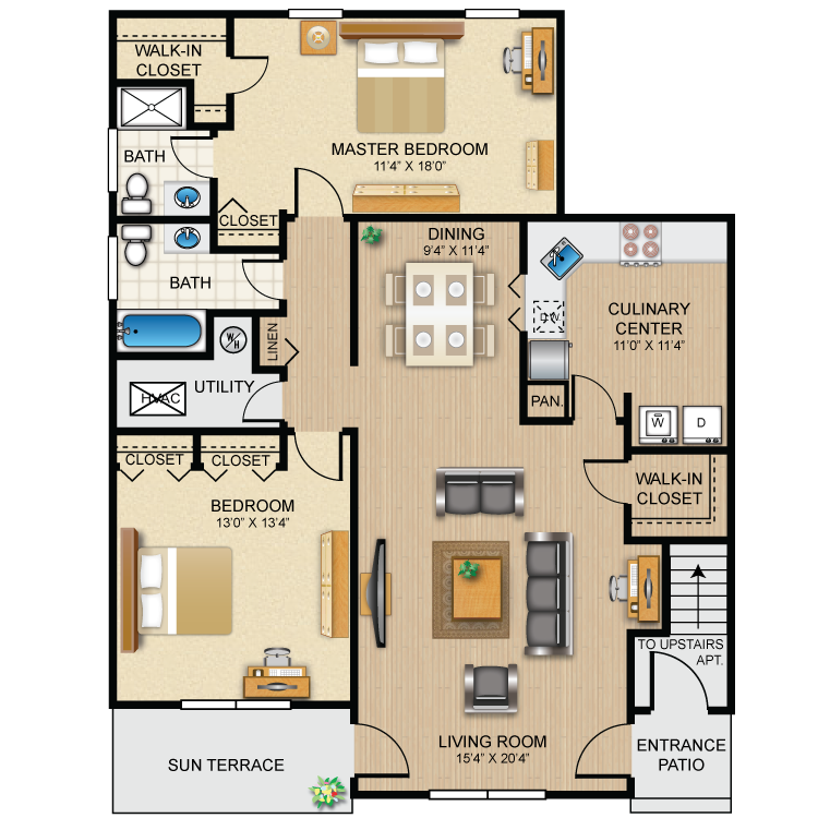 Floor plan image of The Rochester