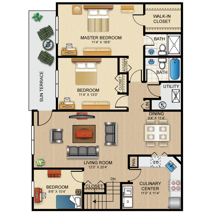 Floor plan image of The Westbury