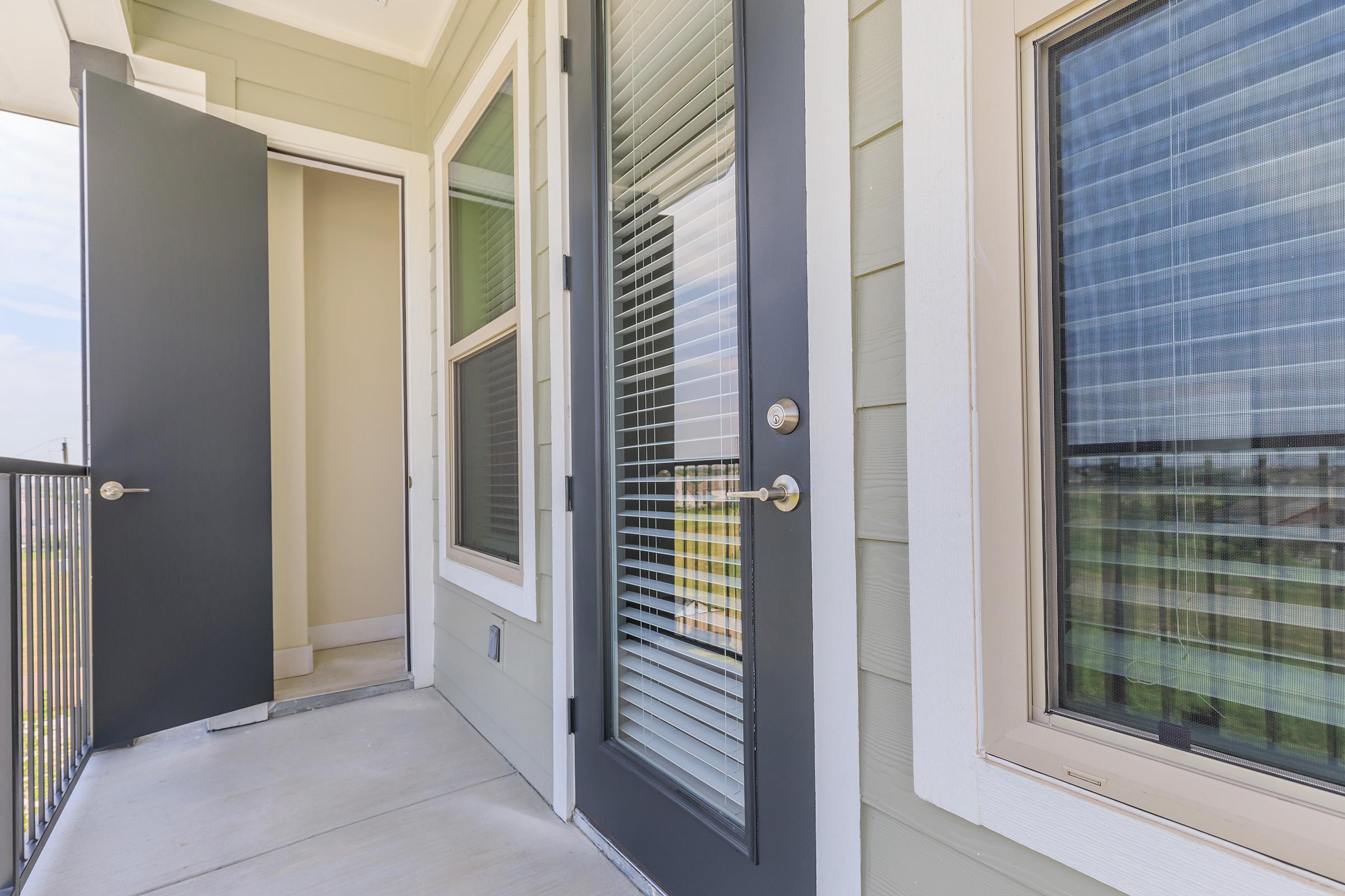 a door with a window