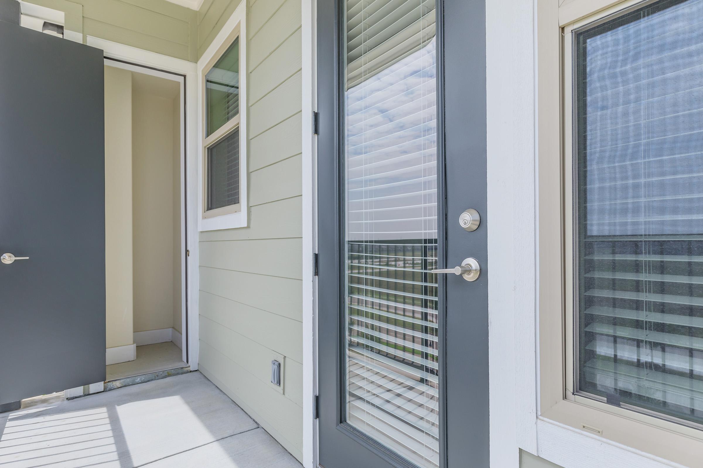 a door with a window