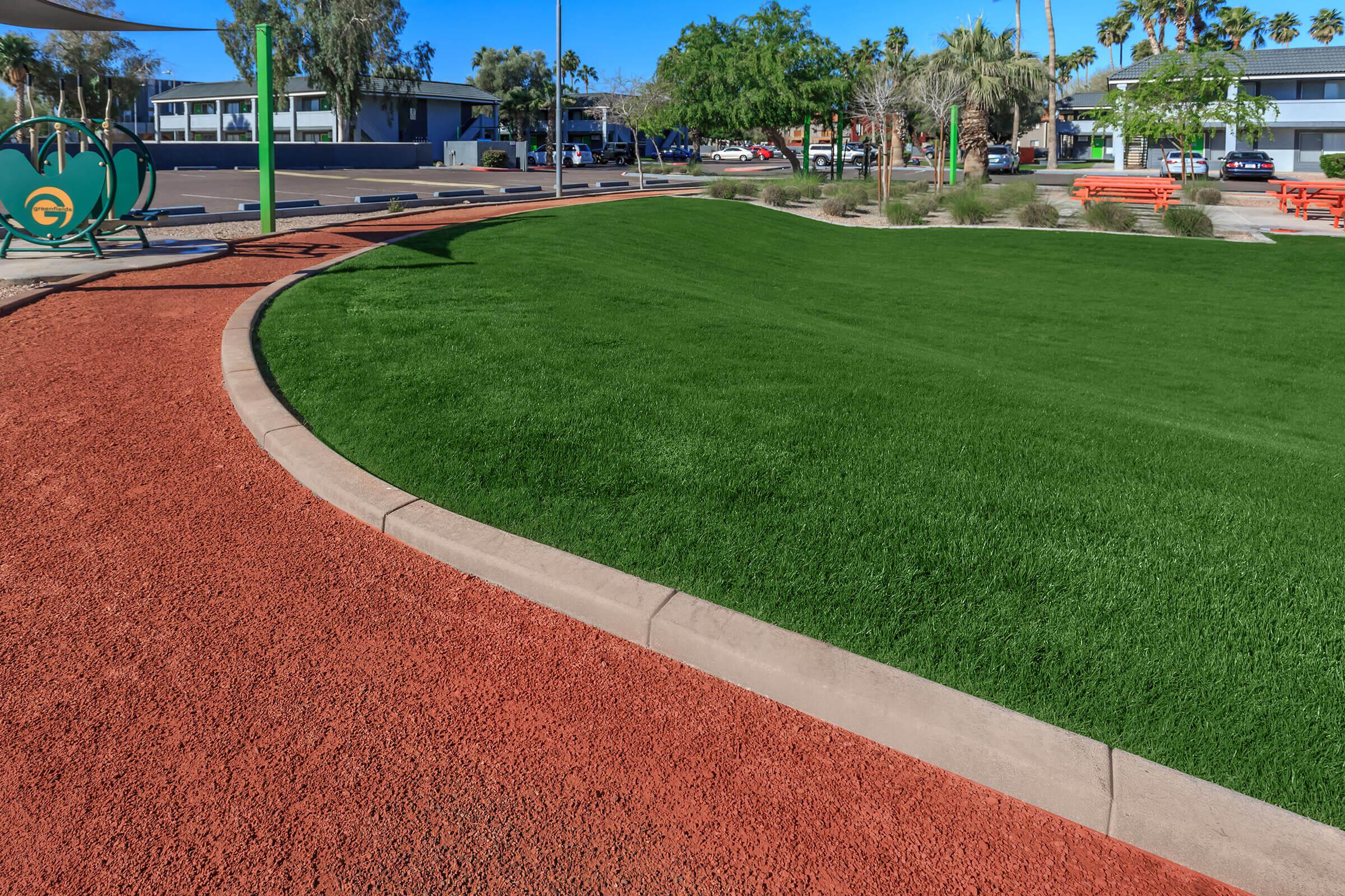 Beautifully landscaped grounds at Studio 710.