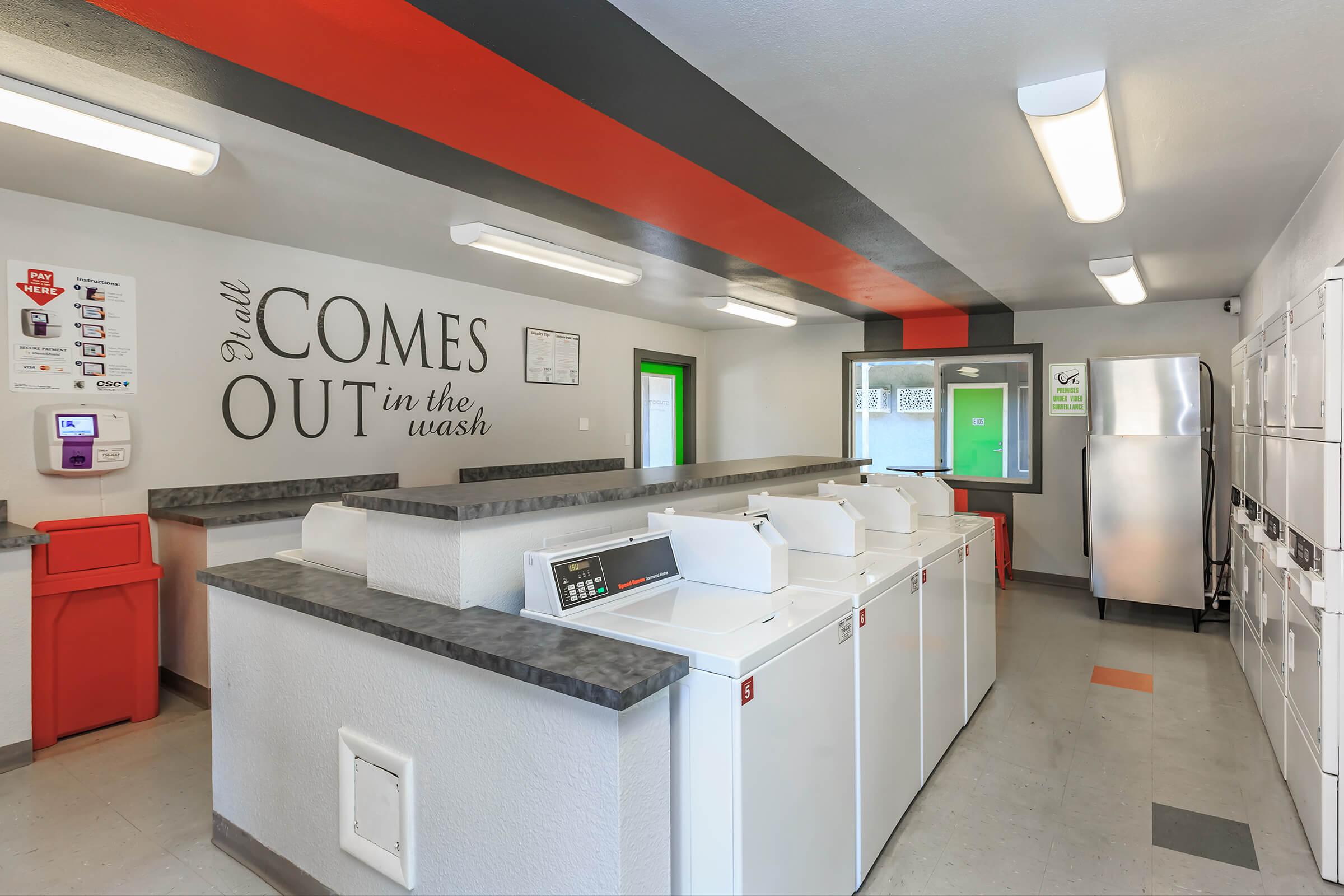 Make chores a breeze with Studio 710s laundry facility.