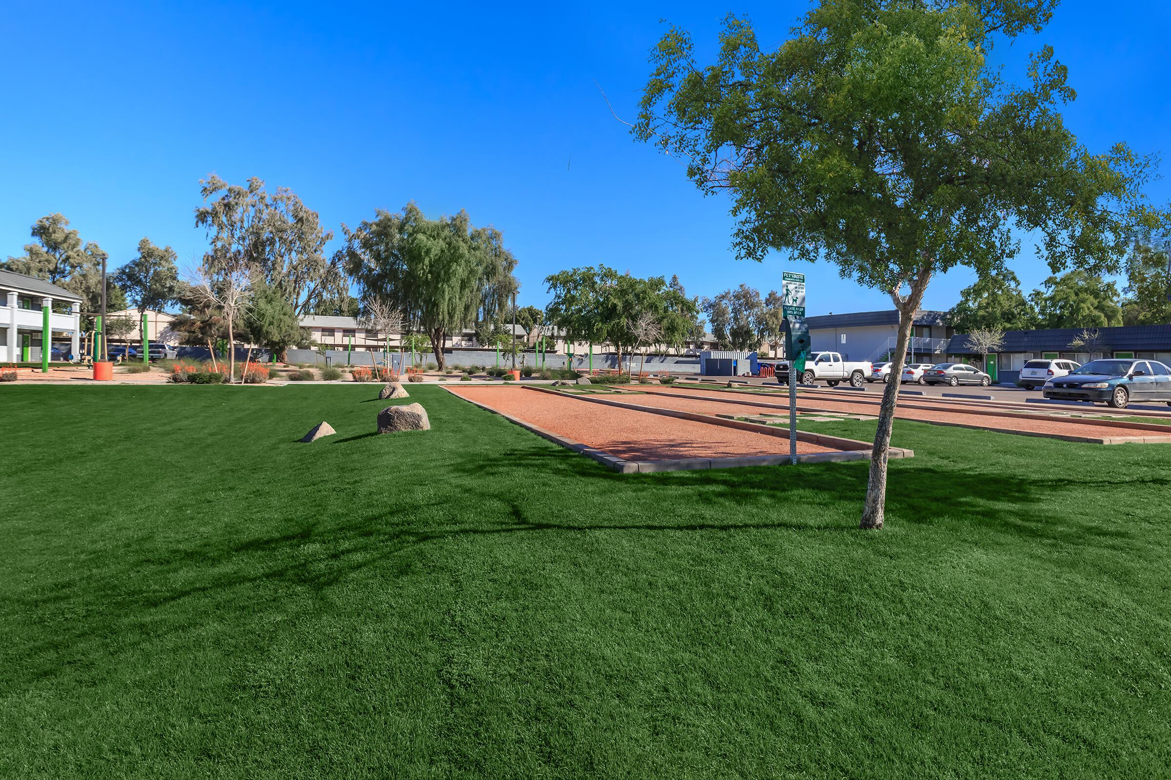 This is the bark park at Studio 710.