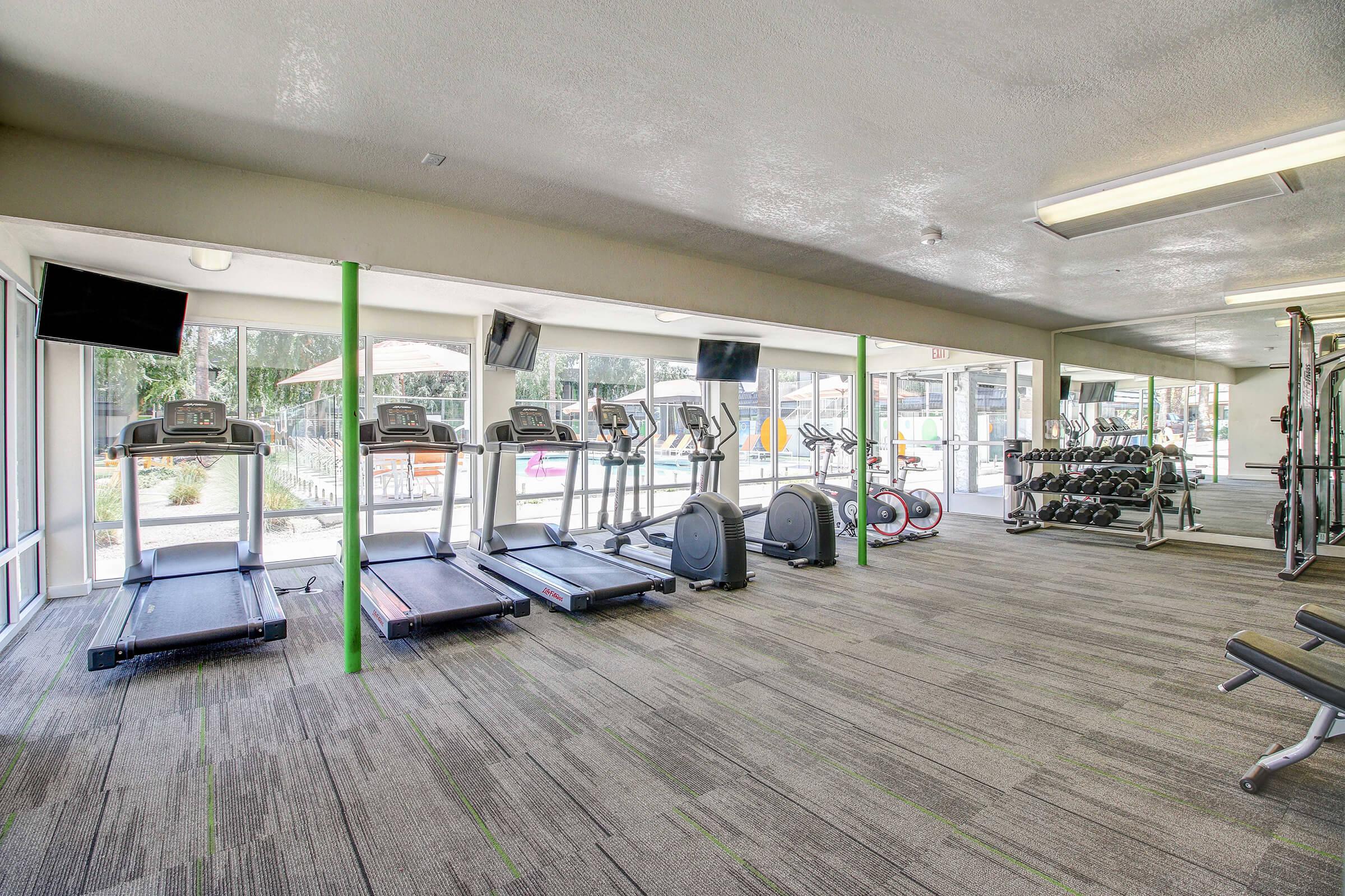 This is the fitness center at Studio 710.