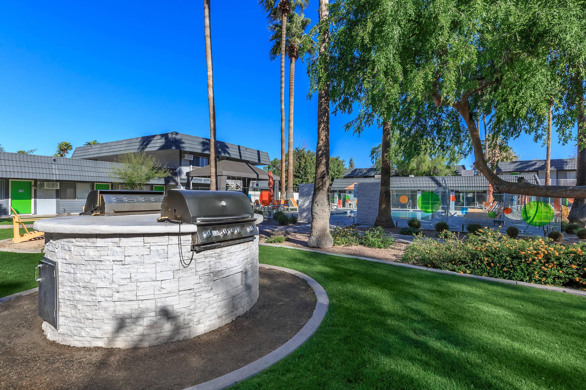 Use the community barbecues at Studio 710.