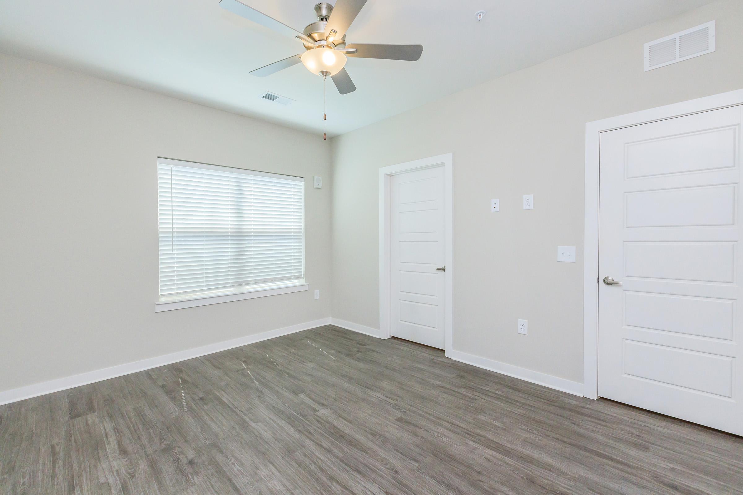 a room with a wooden floor