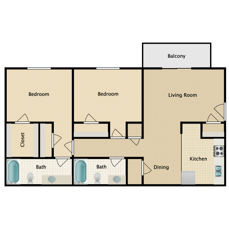 Floor plan image of Bradford