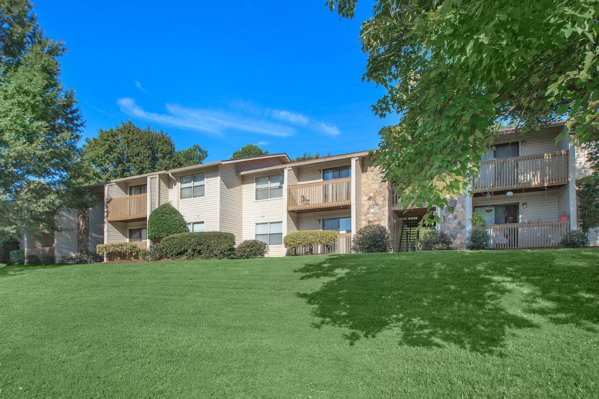 Beautiful Landscaping Surrounds the Laurel Ridge Apartments