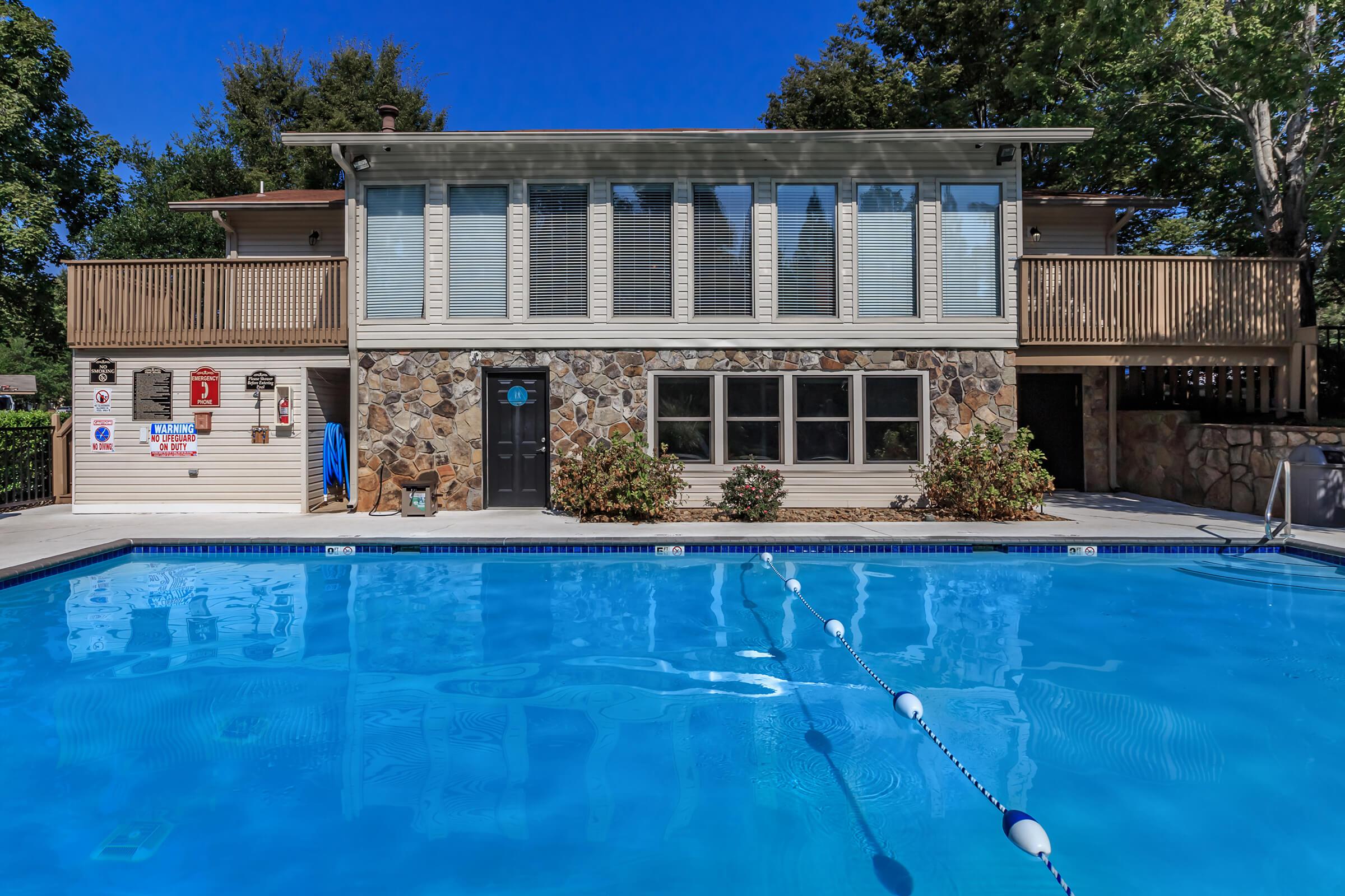 The Large Swimming Pool at Laurel Ridge Apartments in Chattanooga, TN